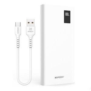 스피디 슬림핏 PD 20W 고속 보조배터리 10000mAh + C타입 케이블