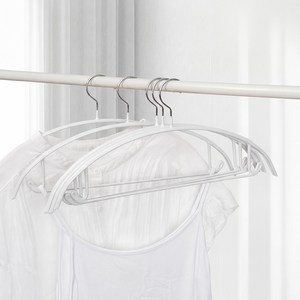 코멧 홈 어깨 뿔 방지 논슬립 옷걸이, 화이트, 30개