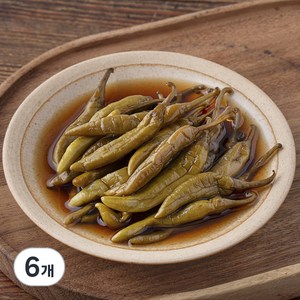 반찬단지 간장고추, 1kg, 6개