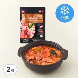 외갓집 송탄 서정리 부대찌개 550 (냉동), 550g, 2개