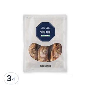 백송식품 황태대가리, 500g, 3개