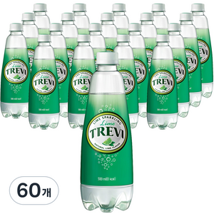 트레비 라임 탄산음료, 500ml, 60개