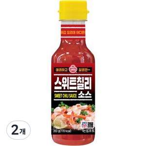 오뚜기 스위트칠리소스, 350g, 2개