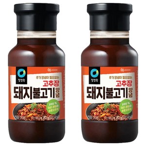 청정원 고추장 돼지불고기 양념, 280g, 2개
