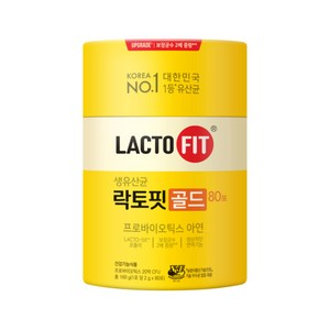 락토핏 정품 골드 80포, 160g, 1개