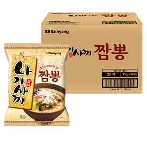 삼양 나가사끼 짬뽕 115g, 40개