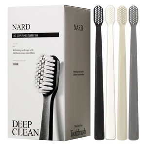나드 2단계 미세모 딥클린 칫솔, 20개입, 1개