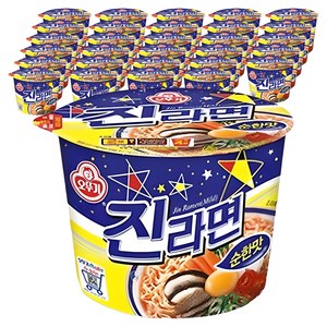 오뚜기 진라면 순한맛 용기 110g, 30개
