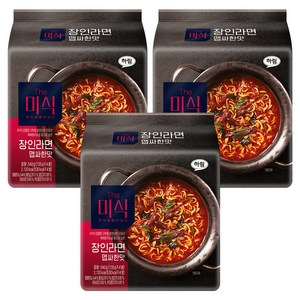 더미식 장인라면 맵싸한맛 135g, 12개, (4개입 X 3팩)