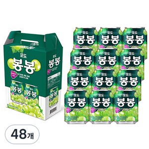 해태htb 포도 봉봉, 238ml, 48개