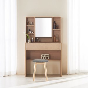 파로마 에일리 수납 화장대 800 + 원목쿠션스툴