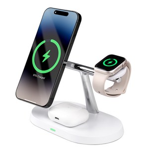 모잇 3in1 + 1 맥세이프 애플워치 무선 충전기+ CtoC 케이블