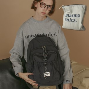 마스마룰즈 남녀공용 데일리 라이틀리 백팩 + 파우치 세트