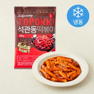 석관동떡볶이 오리지날맛 (냉동), 520g, 1개