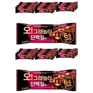 마켓오네이처 오 그래놀라 단백질바 12p, 480g, 2개