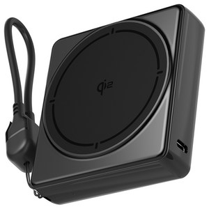 어반어스 QI2 호환 15W 고속 맥세이프 미니 스퀘어 LCD 보조배터리 10000mAh C타입