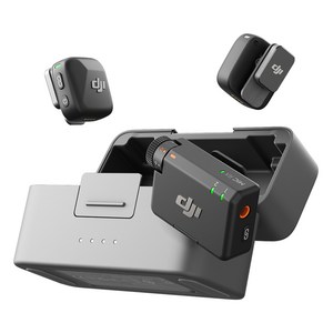 DJI Mic Mini 2 TX + 1 RX + 충전 케이스 무선 마이크, 혼합색상, DMMT01 + DMMR01 + DMMC01