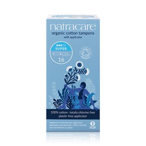 나트라케어 수퍼 탐폰 어플리케이터 체내형생리대, 16개입, 슈퍼, 1개