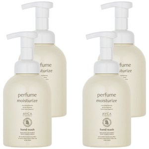 아브카 퍼퓸 핸드 워시 베이비 파우더, 500ml, 4개