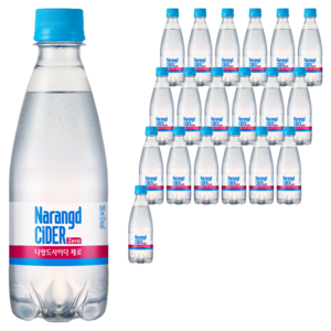 나랑드사이다 제로, 350ml, 20개