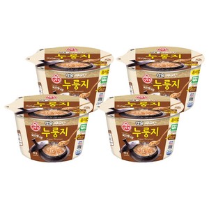오뚜기 옛날 구수한 누룽지 컵형, 60g, 4개