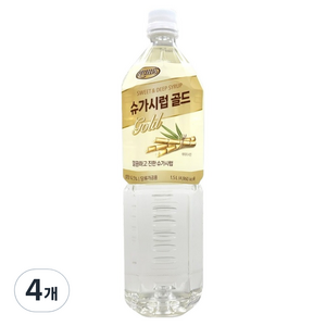 리치스 슈가시럽 골드, 1.5L, 4개