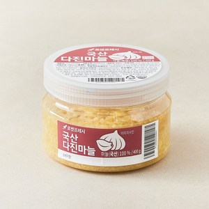 국내산 다진마늘, 400g, 1통