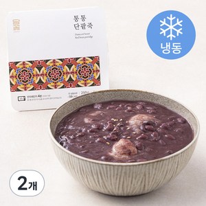 담꽃 통통 단팥죽 (냉동), 250g, 2개