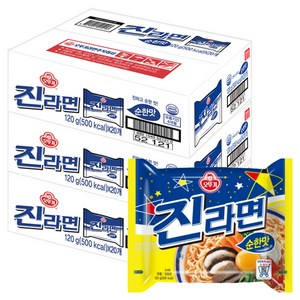 오뚜기 진라면 순한맛 120g, 60개, (1박스)