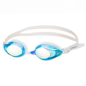 피닉스 미러 수경 PN 702M, 아쿠아, 38 x 27 mm, 1개