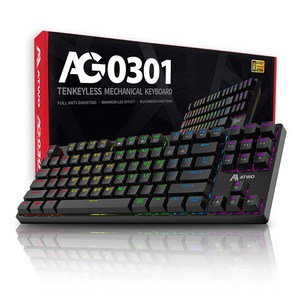 에이투 유선 텐키리스 기계식 게이밍 키보드