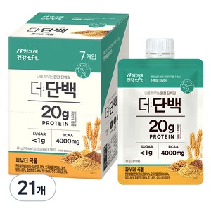 더단백 파우더 곡물 프로틴, 32g, 21개