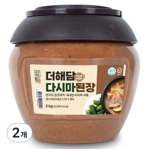 더해담 다시마 된장, 2kg, 2개