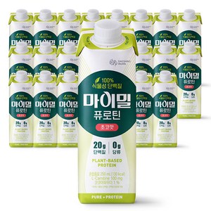 마이밀 퓨로틴 초코맛 식물성단백질음료 250ml 24개