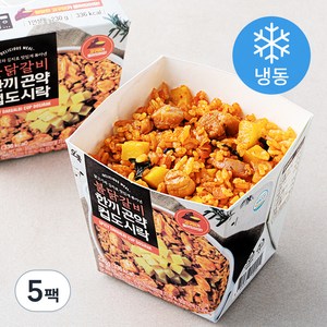 오쿡 불닭갈비 한끼 곤약 컵도시락 (냉동), 230g, 5팩