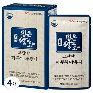 광동제약 평온쌍화 액상차, 80ml, 20개