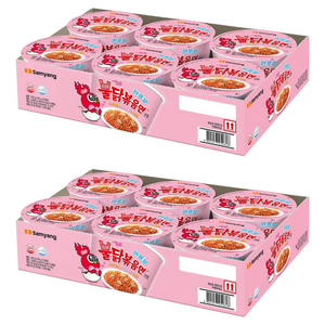 불닭볶음면 까르보 큰컵 105g, 12개
