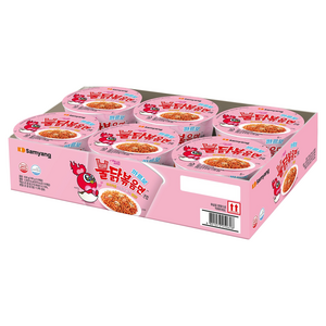 불닭볶음면 까르보 큰컵 105g, 6개