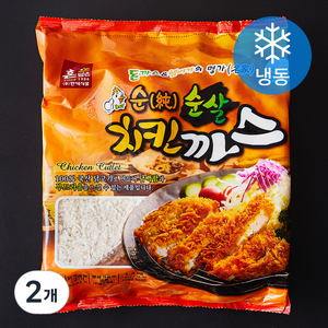 한맥 순 순살치킨까스 10개입 (냉동), 1.4kg, 2개