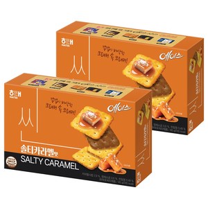 해태에이스 씬 솔티카라멜, 145g, 2개