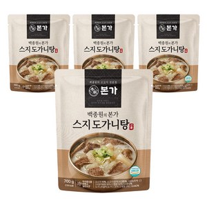 TBK 백종원의 본가 스지 도가니탕, 700g, 4개