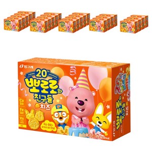 빙그레 뽀로로와친구들 치즈맛 크레커, 65g, 24개