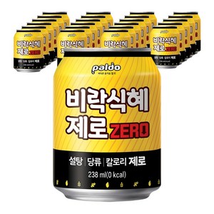 팔도 비락식혜 제로, 238ml, 24개