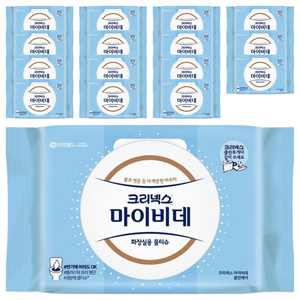 마이비데 클린케어 화장실용 물티슈 캡형, 80매, 16개