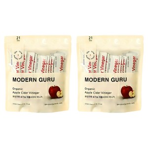 모던구루 유기농 애플사이다 비니거 21p, 315ml, 2개