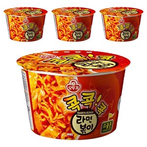 오뚜기 콕콕콕 라면볶이 용기 120g, 4개