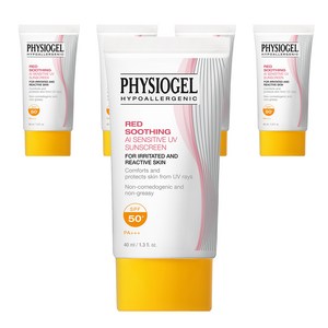 피지오겔 레드 수딩 AI 선스크린 SPF50+ PA+++, 40ml, 5개