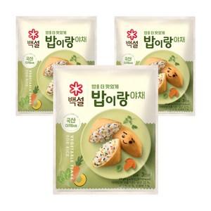 백설 밥이랑 야채, 27g, 3개