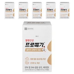 프로메가 알티지 오메가3 듀얼, 60정, 6개