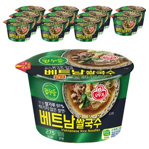 오뚜기 컵누들 베트남 쌀국수, 88.5g, 12개